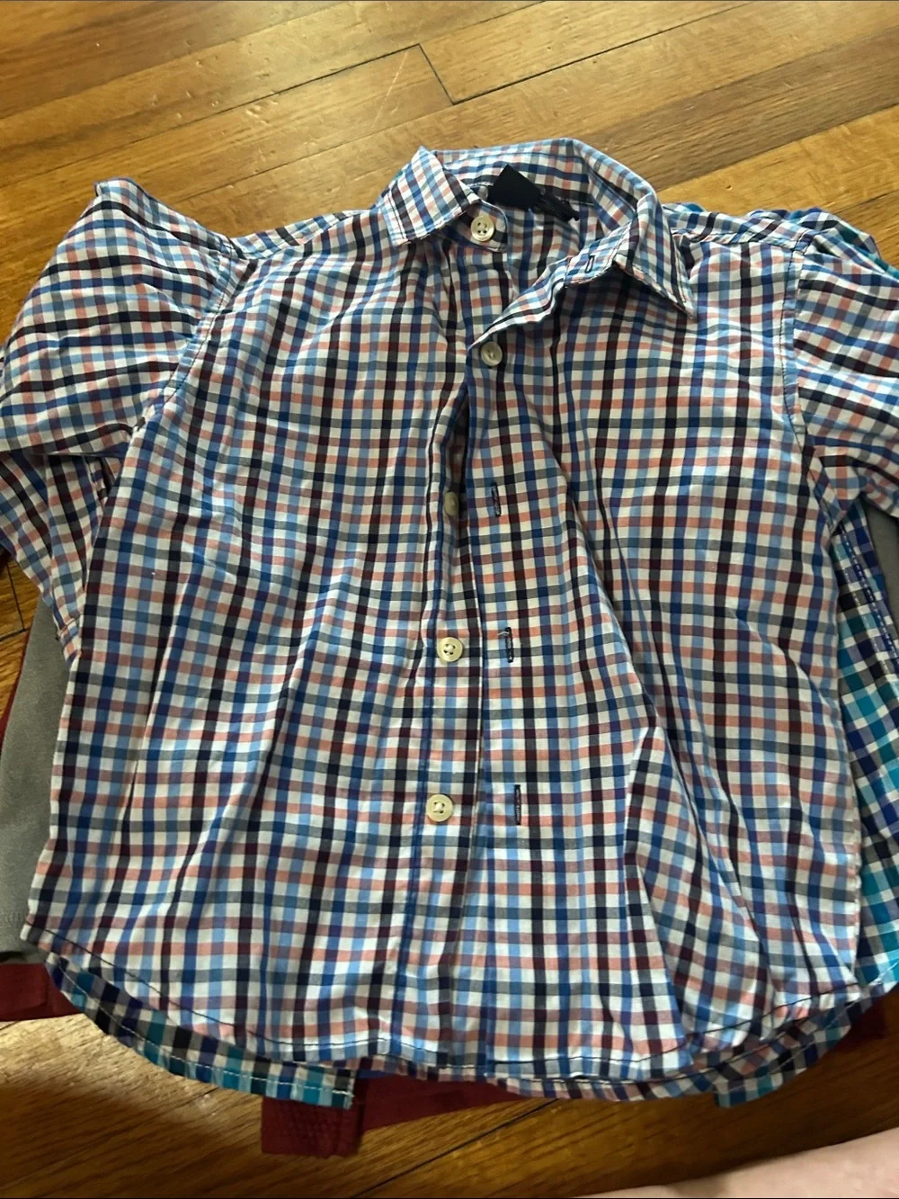 The Children's Place Boys Long-Sleeve Mix — Black, Blue, Gray, Red, Plaid